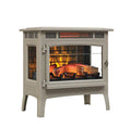 Electric Infrared Quartz Fireplace Stove with 3D Flame Effect U807543