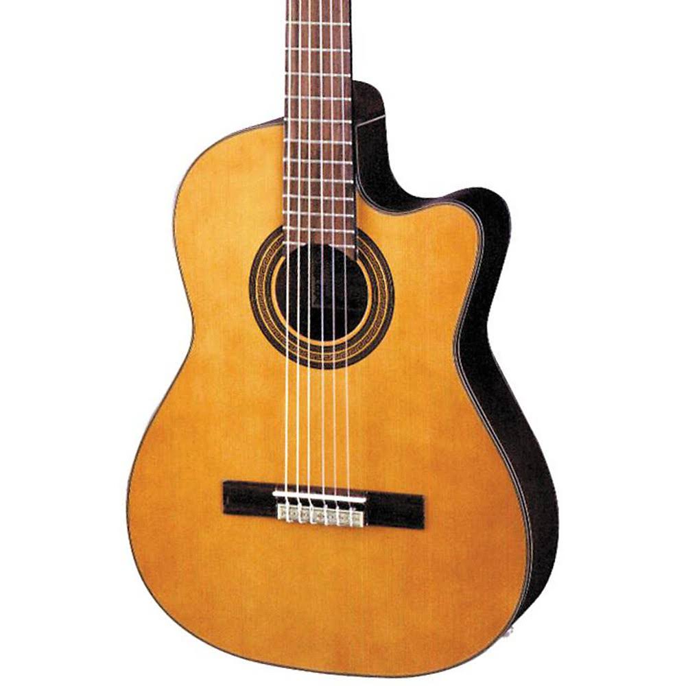 Natural Cutaway Classical Acoustic-Electric Guitar O321372