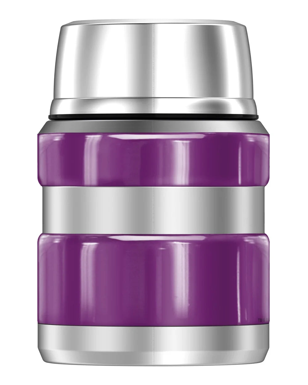 Stainless Steel Food Jar with Folding Spoon, 16oz N9752