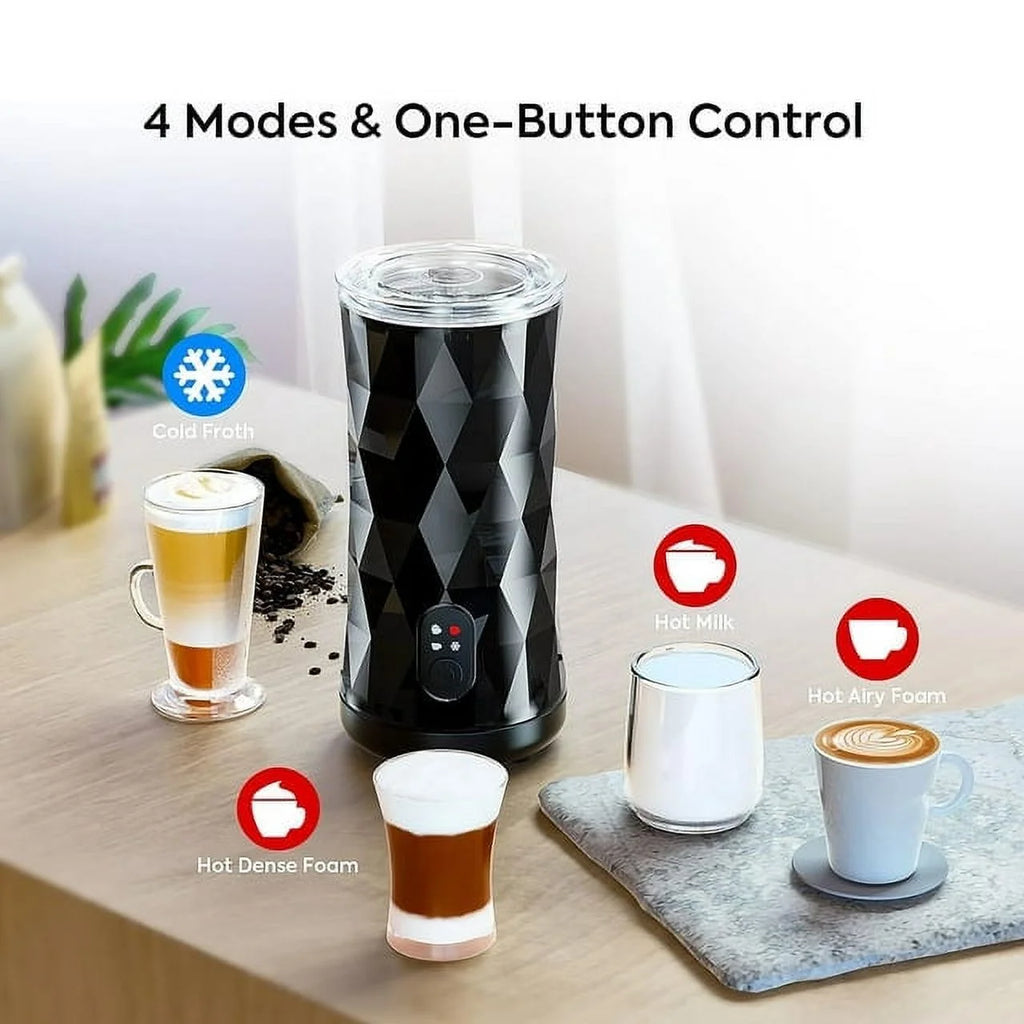 4-in-1 Electric Milk Frother, 8.1 oz C618776