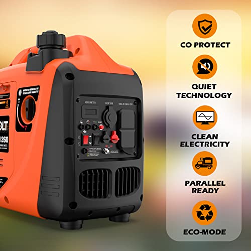 8000W Dual Fuel Inverter Generator with Electric Start F558