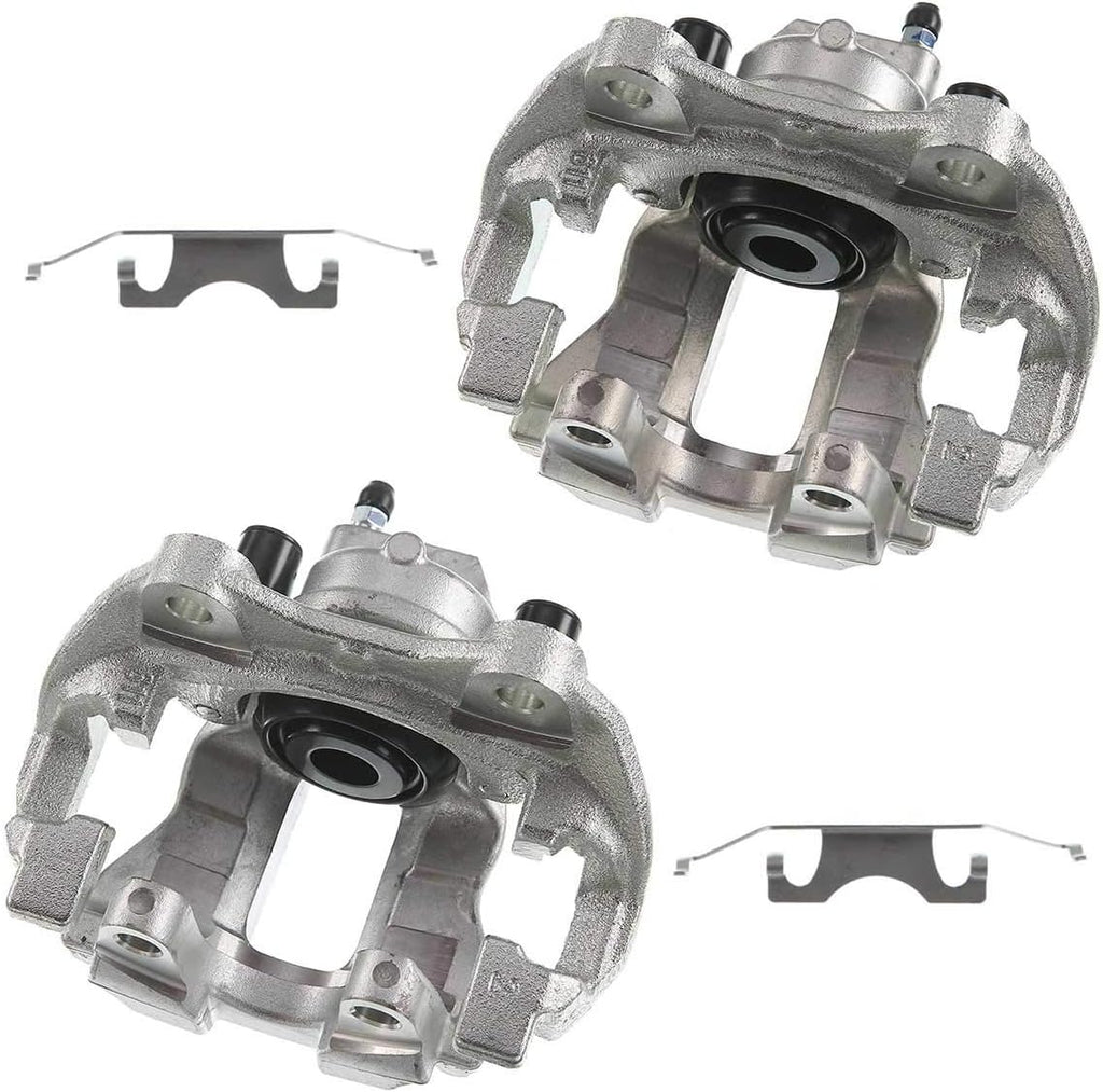 Disc Brake Caliper Assembly with Bracket Rear Left Driver Side Pack of 2 U2826