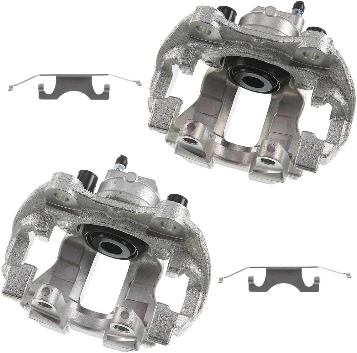 Disc Brake Caliper Assembly with Bracket Rear Left Driver Side Pack of 2 U2826