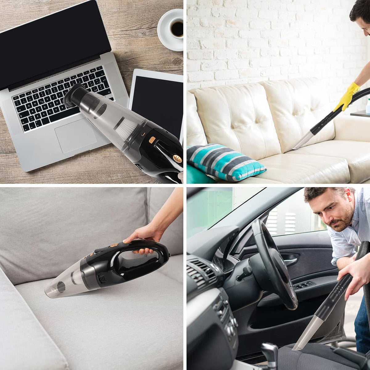 Cordless Handheld Vacuum 8000pa USB 120W Mini Car Vacuum Z33315