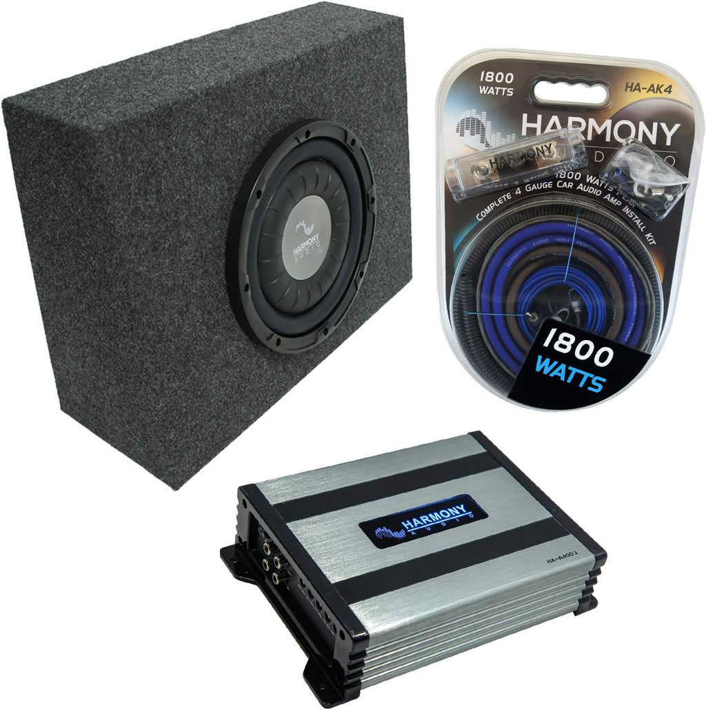 Single 10 Sub Box & HA-A400.1 F1788