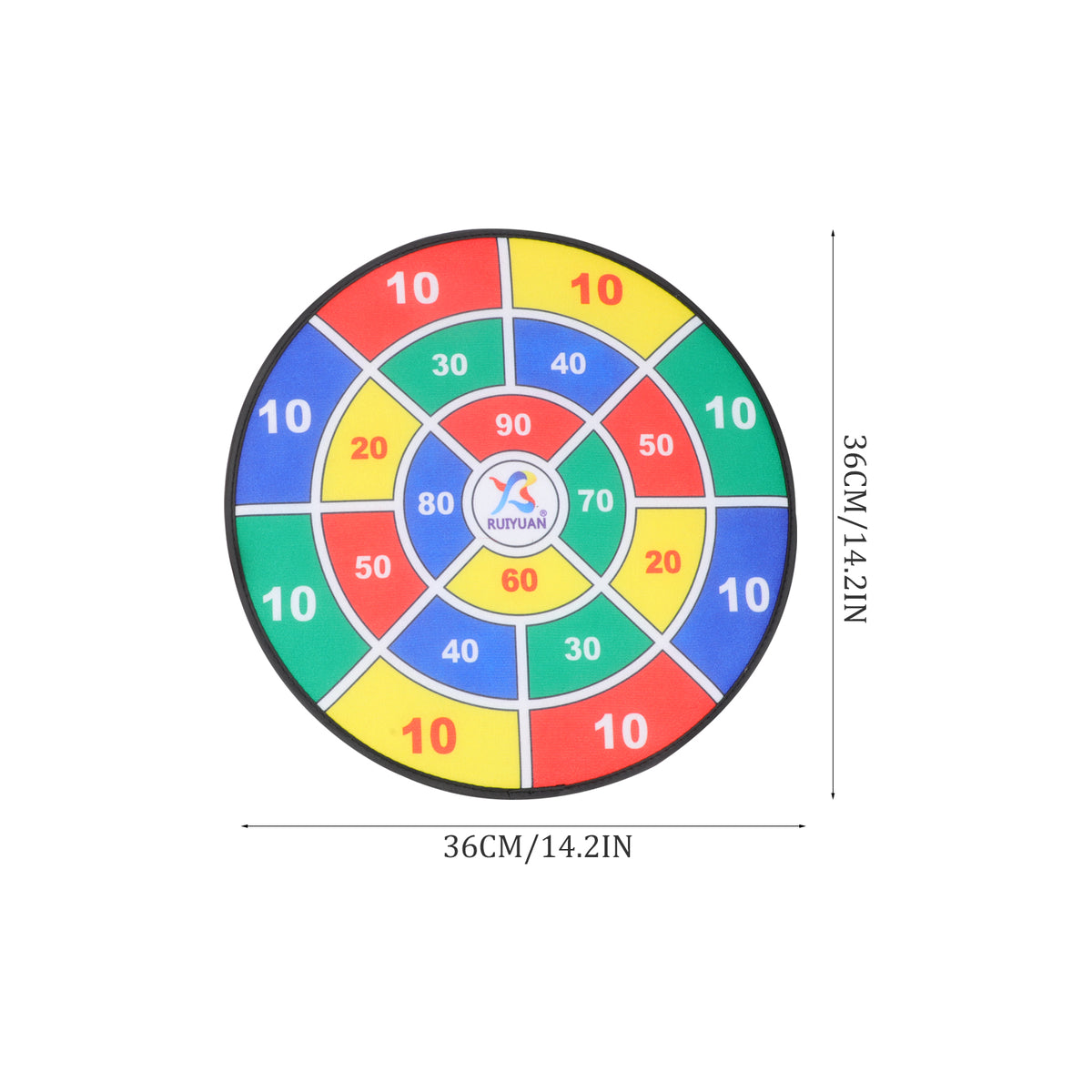 6pcs Sticky Ball and 6pcs Darts Safety Dart Board Toy G560845