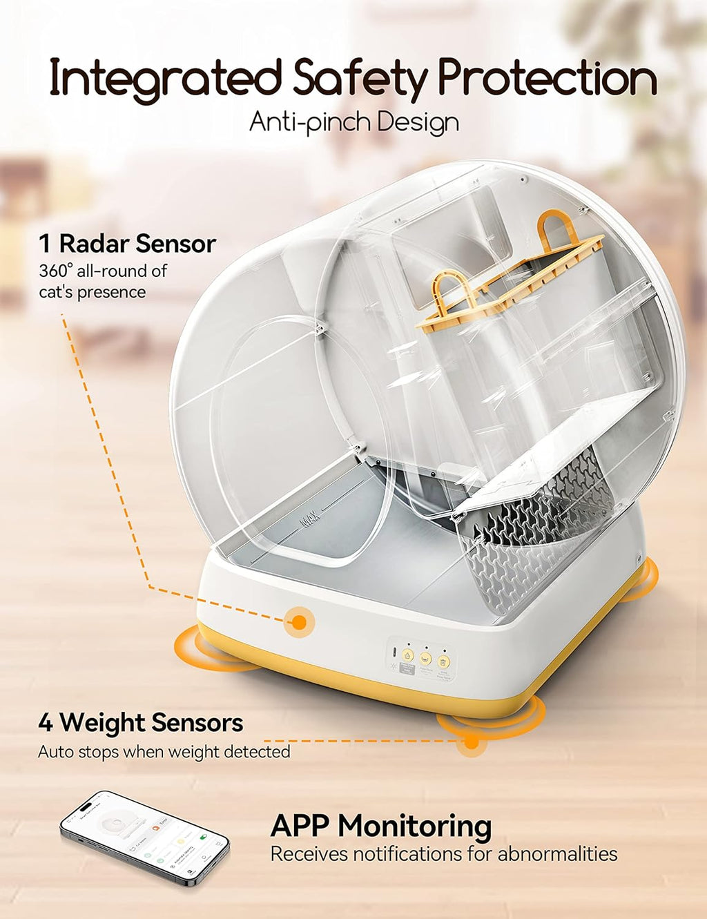 Self-Cleaning Automatic Cat Litter Box H511