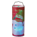 Battery Operated Waving Snowman Color Changing Christmas Lantern A1904