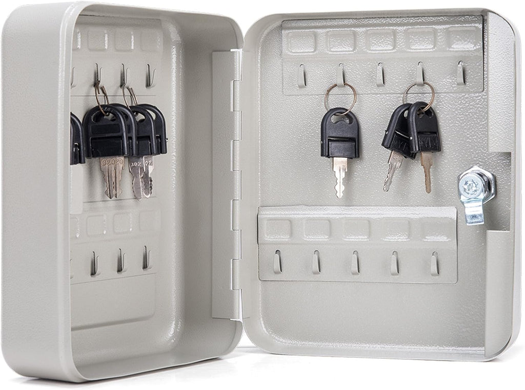 Carbon Steel Key Cabinet Storage Box Organizer with Mechanical Lock P6800