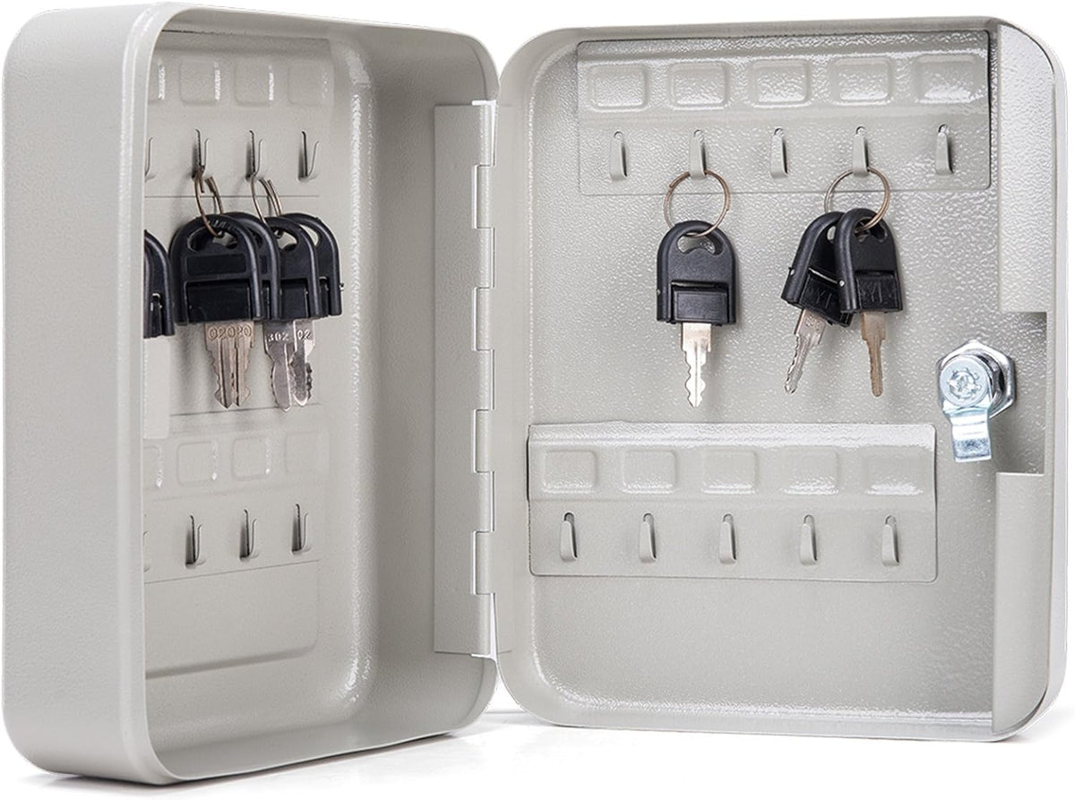 Carbon Steel Key Cabinet Storage Box Organizer with Mechanical Lock P6800