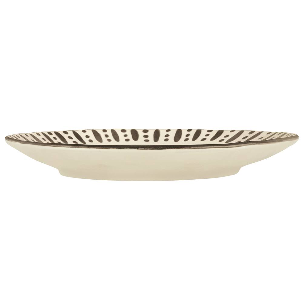 Cream Stoneware Dinner Plate - 12/Case B69321