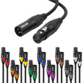 XLR Cables 25 ft 10 Color Coded Packs N394