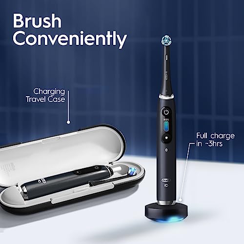 Black Onyx Electric Toothbrush with 3 Replacement Brush Heads T6259