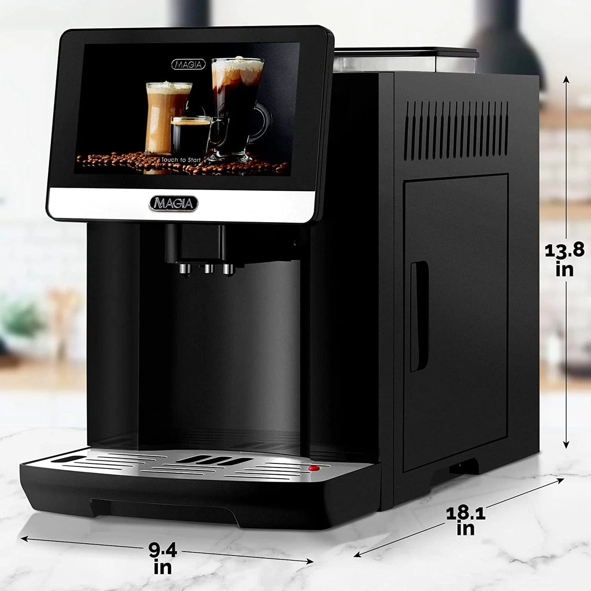 Black 1800ml Espresso Coffee Maker G6485