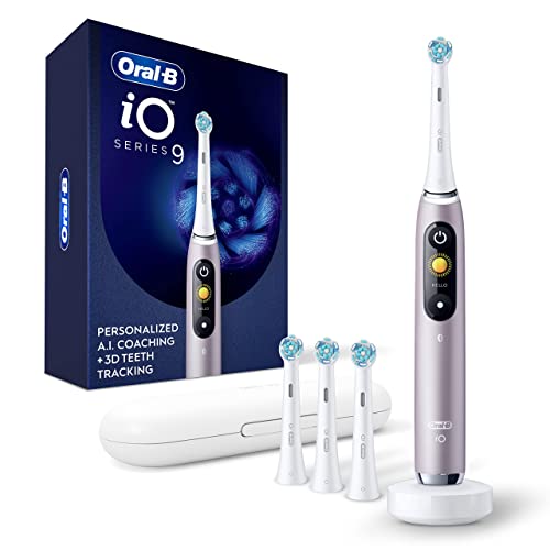 Black Onyx Electric Toothbrush with 3 Replacement Brush Heads T6259