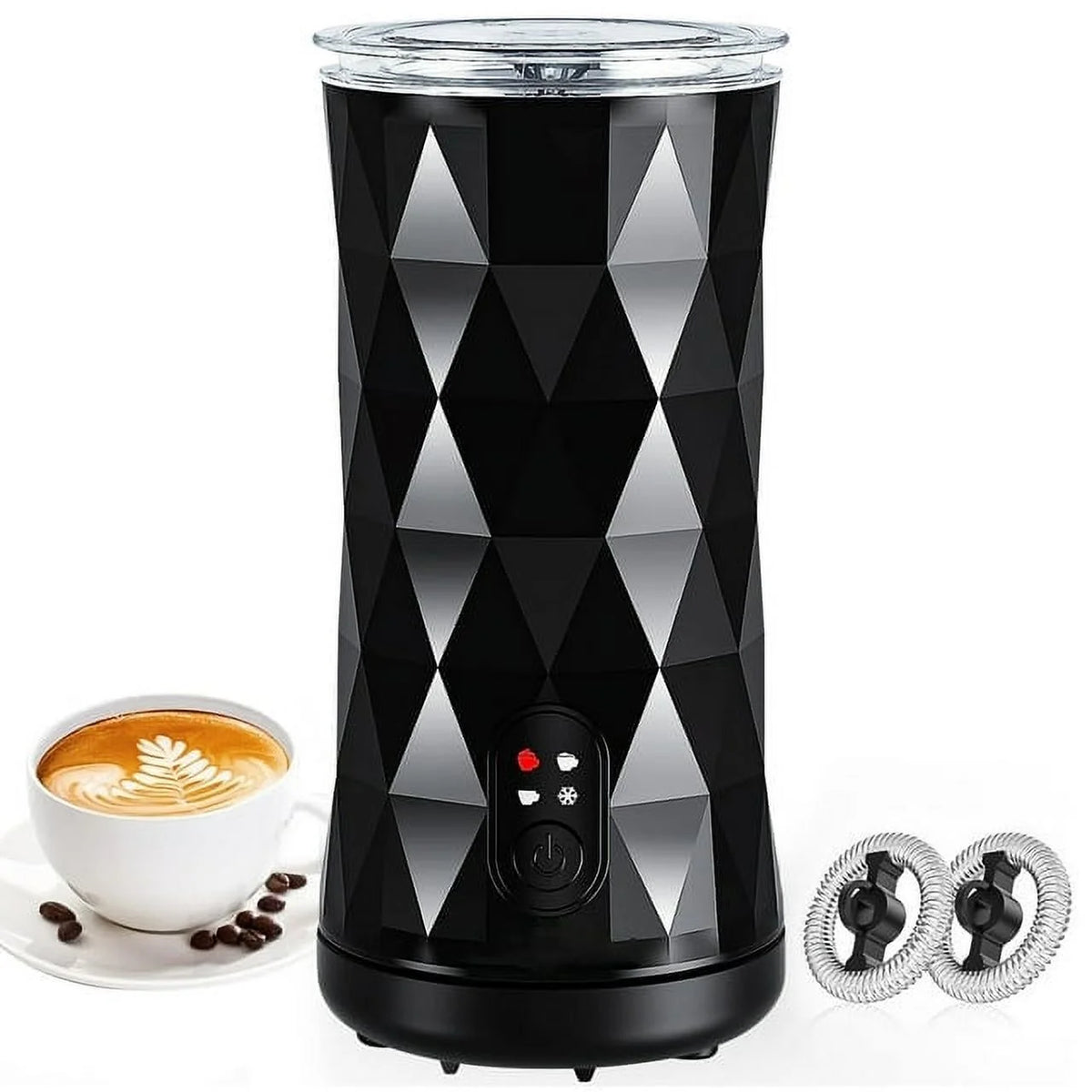 4-in-1 Electric Milk Frother, 8.1 oz C618776