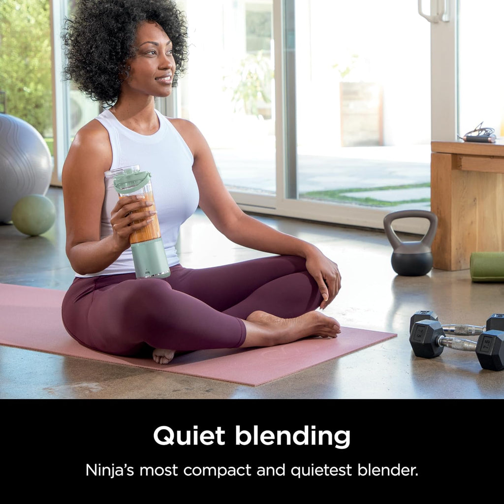 Portable Blender, Cordless, 18oz. Vessel, BPA Free, USB-C Rechargeable, Tinted Mint U6542