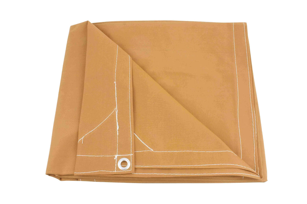 Canvas Tarp 12oz Heavy Duty Water Resistant Tan B287961