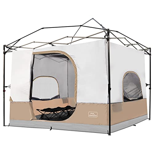 Khaki Camping Inner Tent for 10'x10' Straight Leg Canopy Q95163