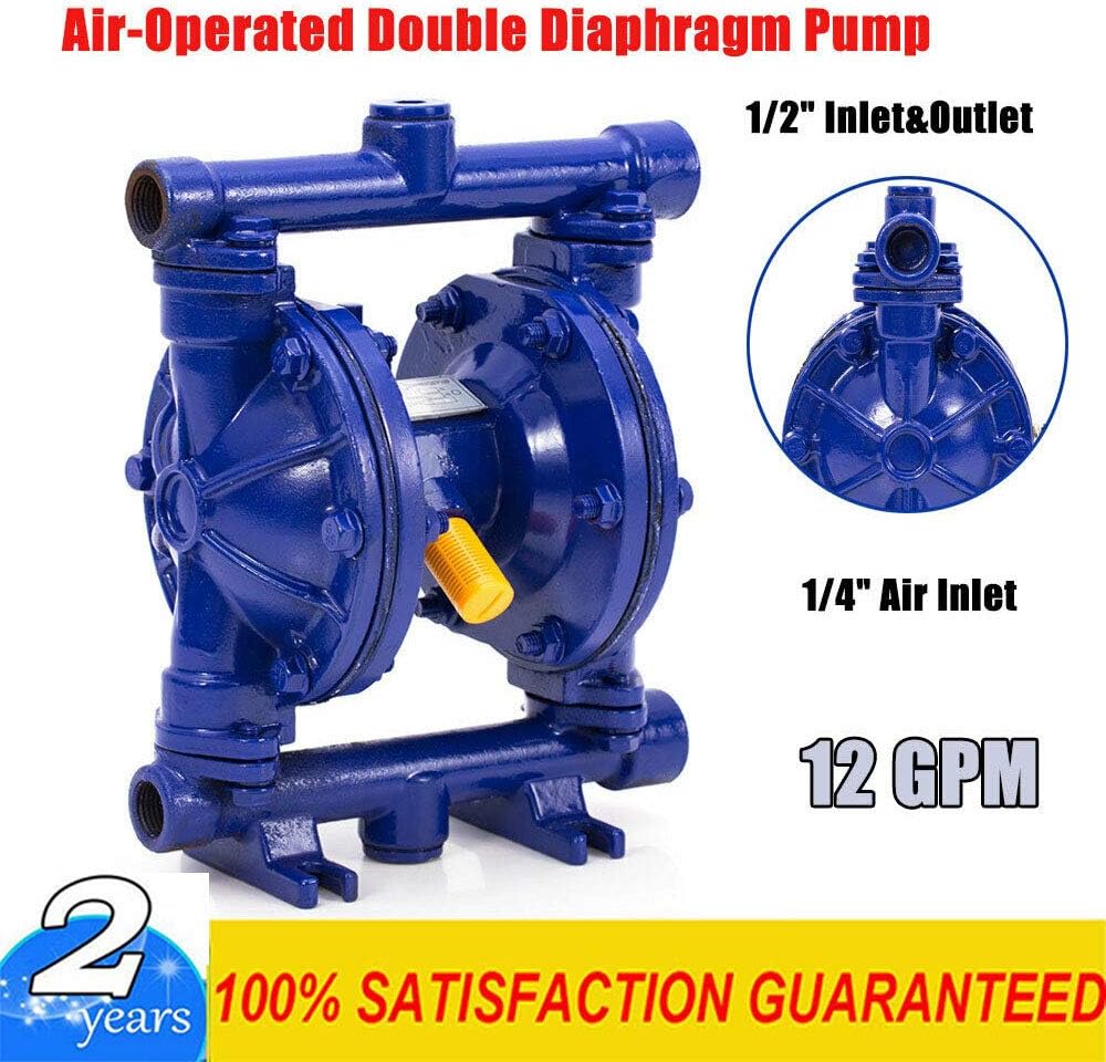 12GPM 115 PSI Cast Iron Double Diaphragm Air Pump J8255