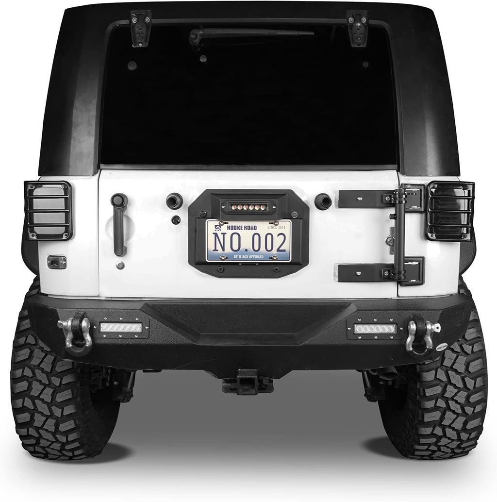 Spare Tire Delete License Plate Relocation Kit with Third Brake Light R31017