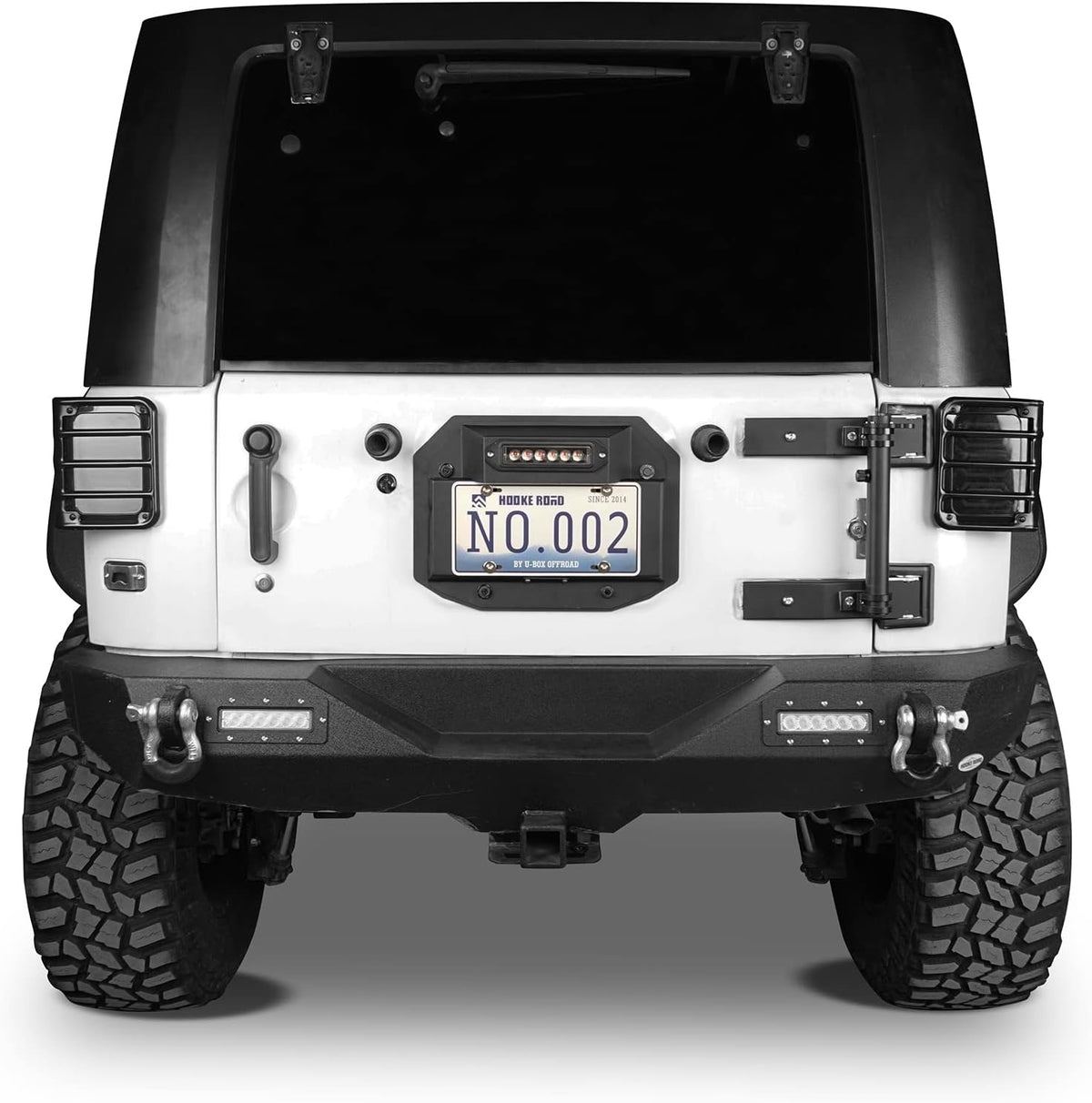 Spare Tire Delete License Plate Relocation Kit with Third Brake Light R31017