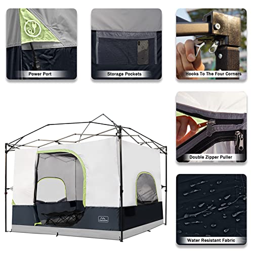 Khaki Camping Inner Tent for 10'x10' Straight Leg Canopy Q95163