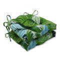 Set of 2 Reversible Tufted Chair Pads 16x22 Z1585