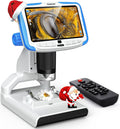 5'' LCD Kids Microscope 300X with 32GB SD Card G293