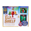 Boy with Blue Eyes Posable Christmas Elf and Storybook U12373
