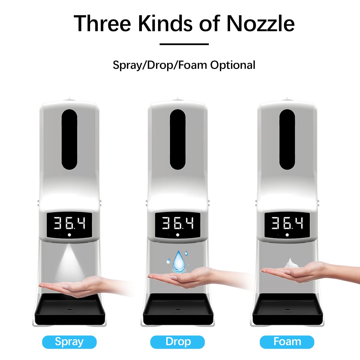 Wall Mounted Automatic Soap Dispenser with Thermometer C274246