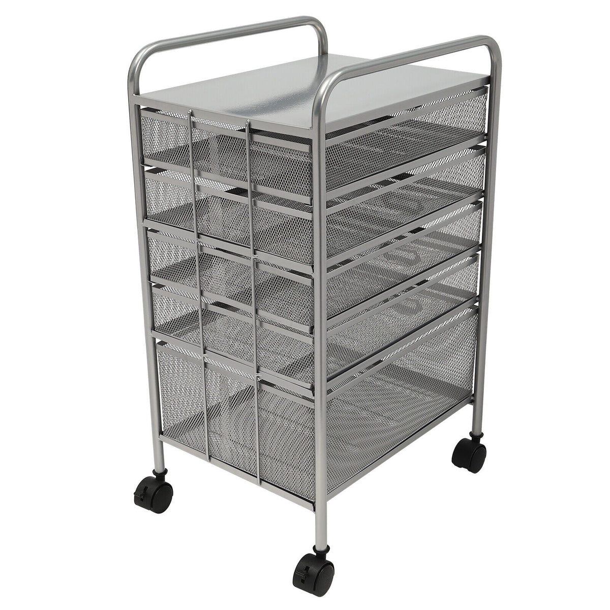 Rolling File Storage Cart with 5 Drawers J45357