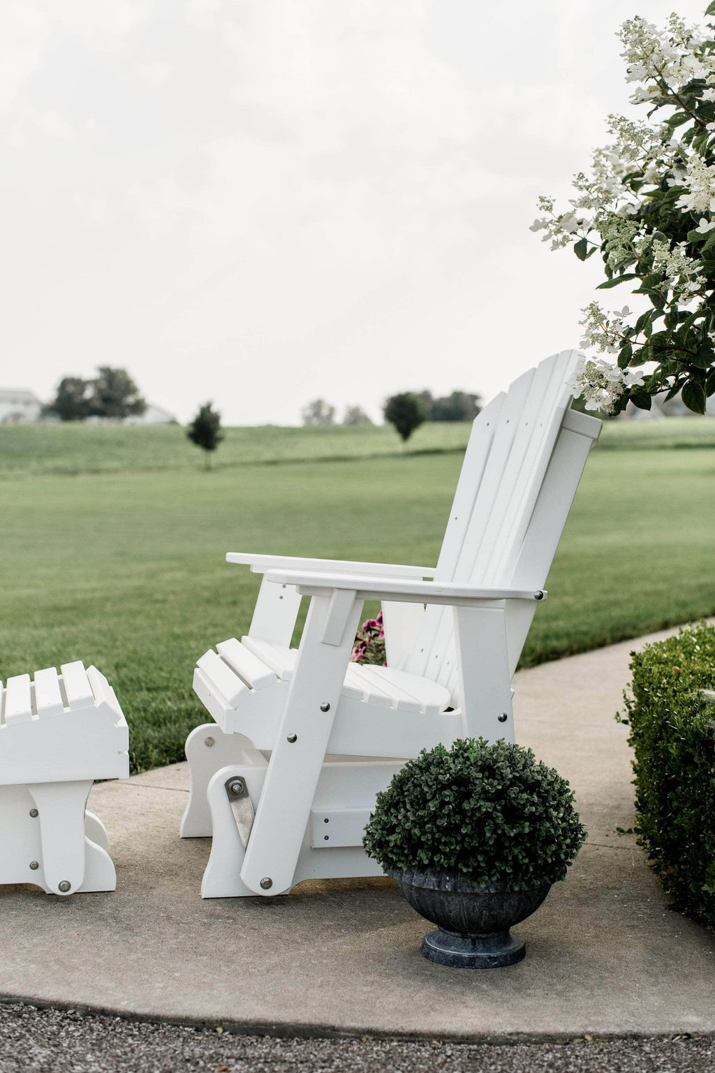 Black Single Patio Glider Z9774