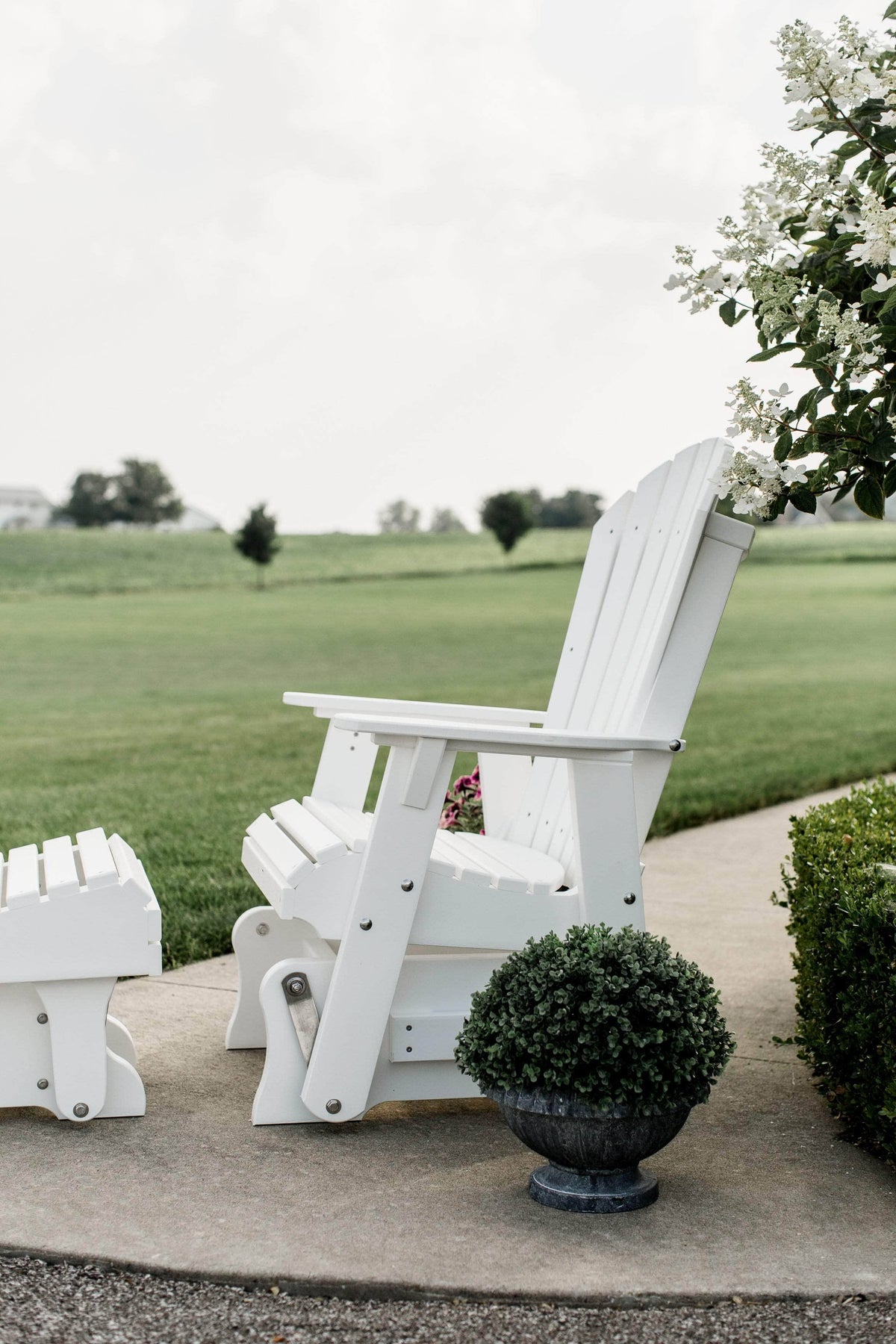 Black Single Patio Glider Z9774