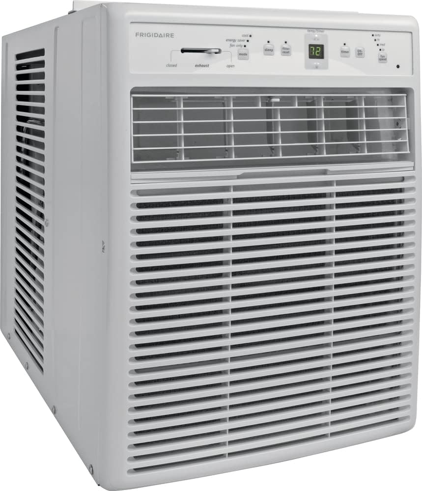 White 8,000 BTU Window-Mounted Slider Casement Air Conditioner Q50498