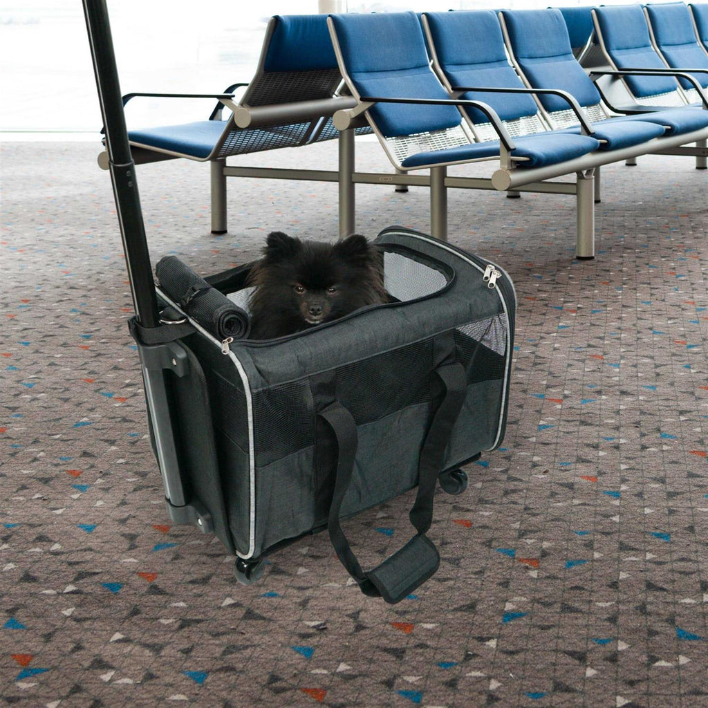 Airline Approved Rolling Pet Carrier with Wheels J30284