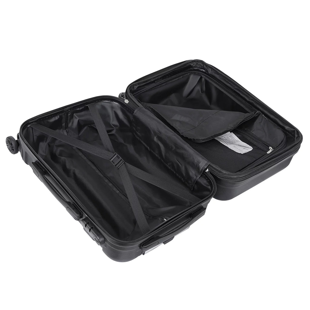 22-inch Hardside Expandable Spinner Luggage Black R27411