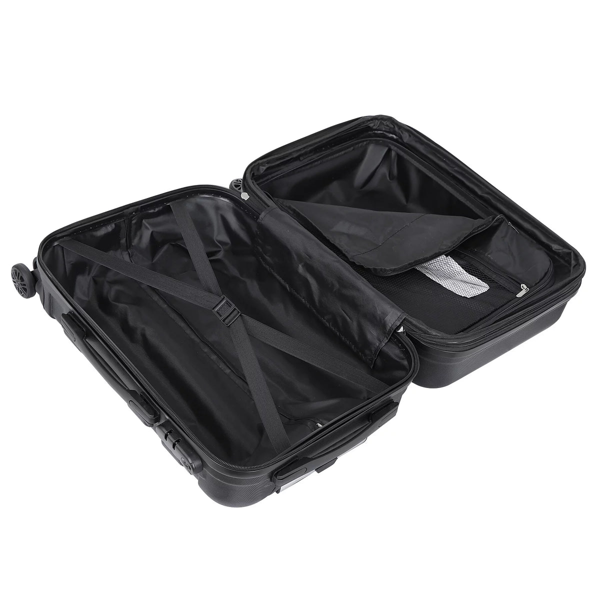 22-inch Hardside Expandable Spinner Luggage Black R27411