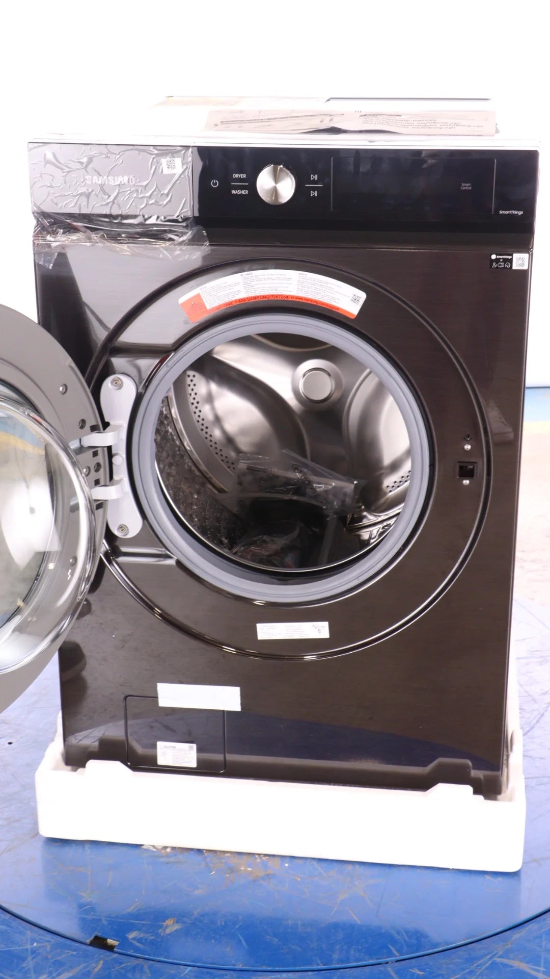 27 In. 5.3 Cu. Ft. Black Stainless Steel Front Load Washer J6699