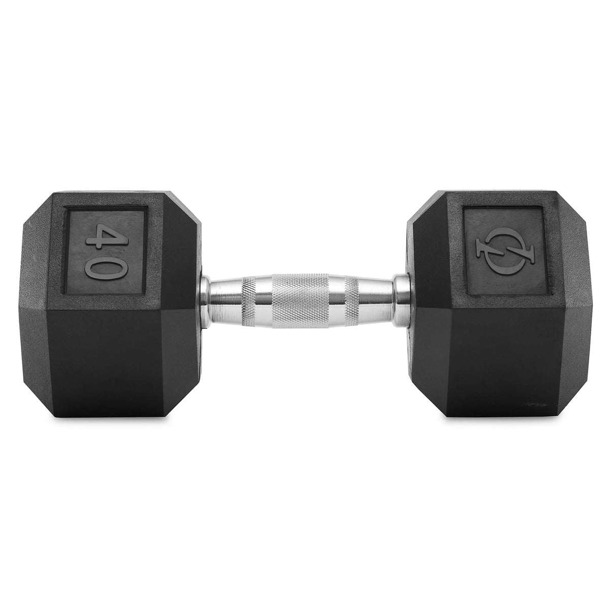 45 lbs Rubber Coated Hex Dumbbell G483