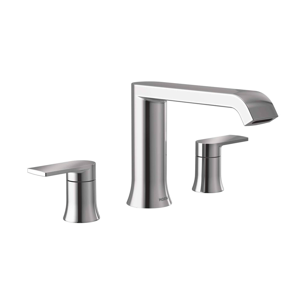 Chrome Deck Mounted Roman Tub Filler J517