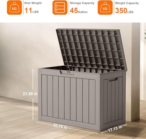 150 Gallon Waterproof Resin Outdoor Storage Box I717