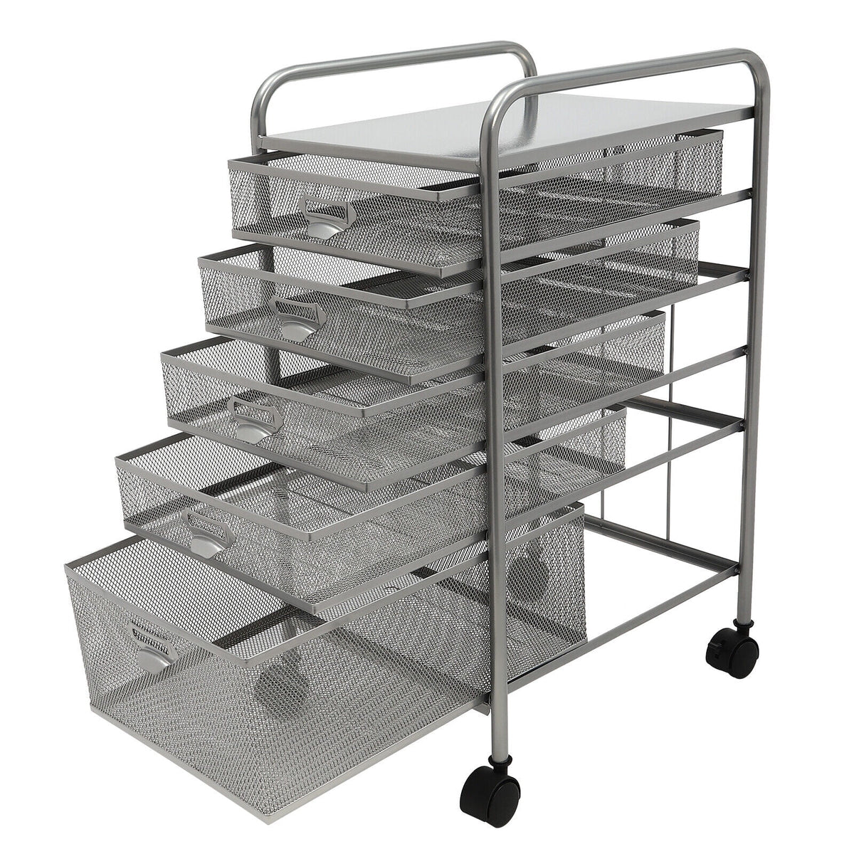 Rolling File Storage Cart with 5 Drawers J45357
