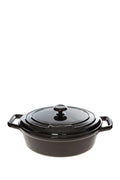 Cast Iron Covered Casserole Dish D11492