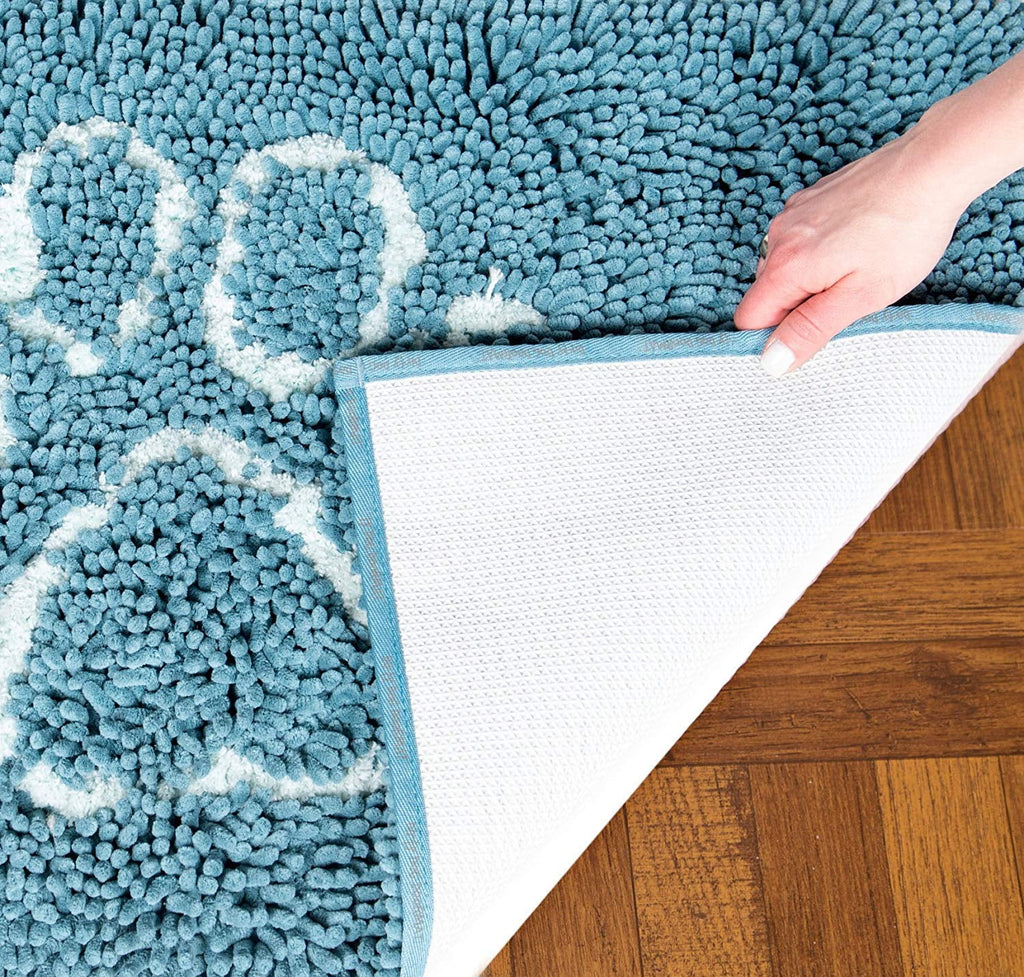 Black Microfiber Doormat 23x16 N64429