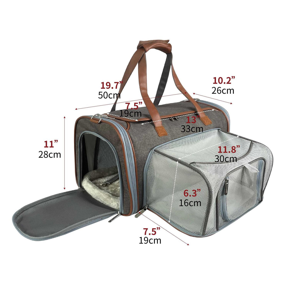 Expandable Airline Approved Pet Carrier S750