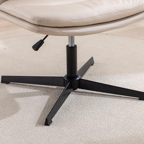 Armless Criss Cross Legged Swivel Desk Chair with Cushion L860