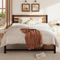 Queen Platform Bed Frame with Headboard H185
