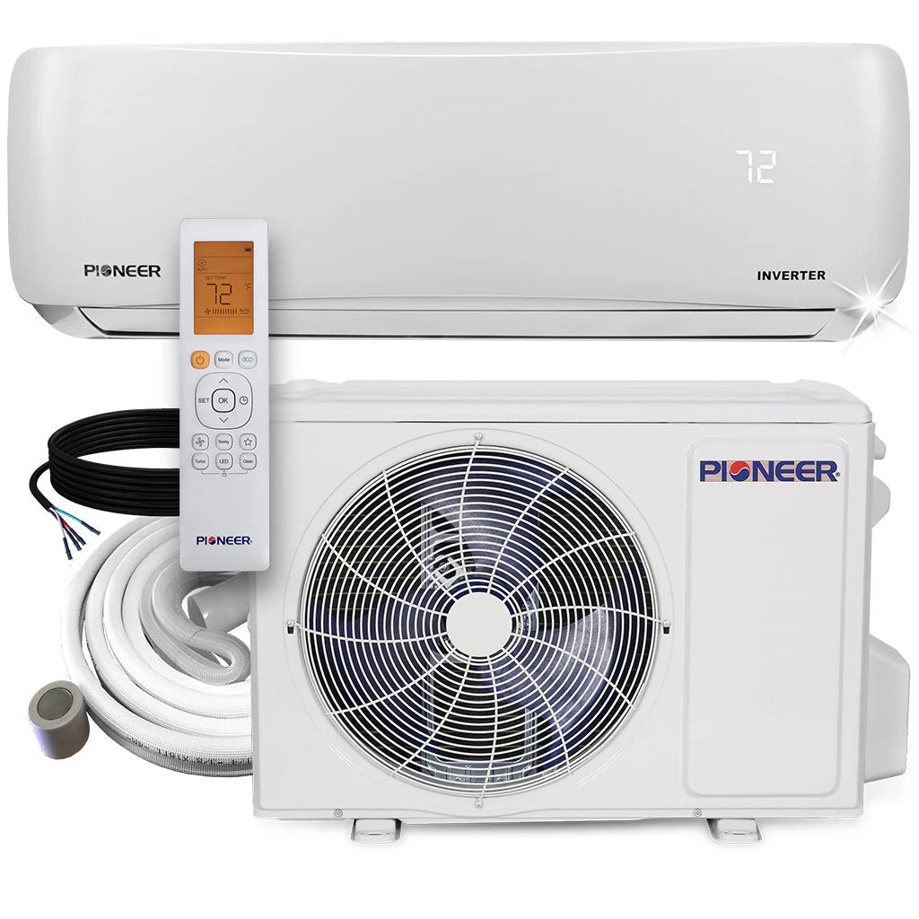 12,000 BTU 22 SEER 230V Ductless Mini-Split Inverter Air Conditioner Heat Pump System B512328