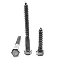 1/2x22-6 x 5x22 Hex Lag Screw Low Carbon Steel Plain Finish P790